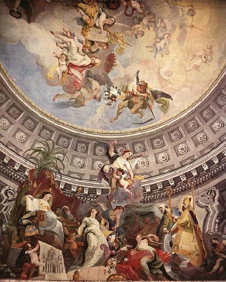 MAULBERTSCH, Franz Anton Ceiling decoration France oil painting art